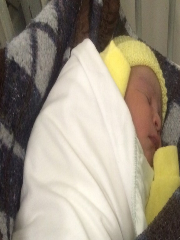 Jheeison nasceu com 3,6 kg e 50 cm, segundo o Hospital Auxiliadora  - Divulgação/Hospital Auxiliadora