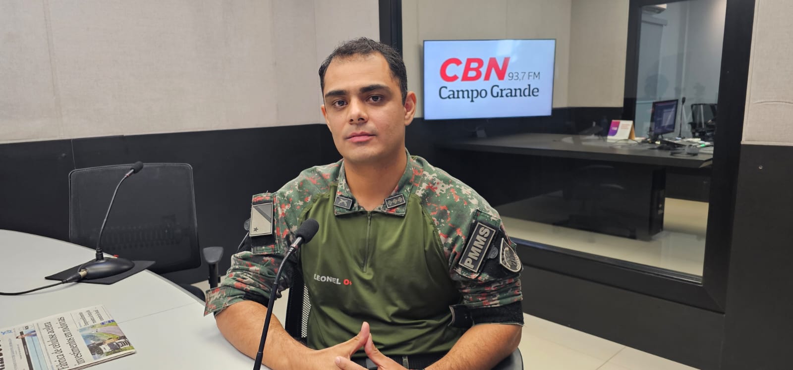 Cap. André Luiz Leonel, Chefe de Operações do Comando de Policiamento Ambiental/MS