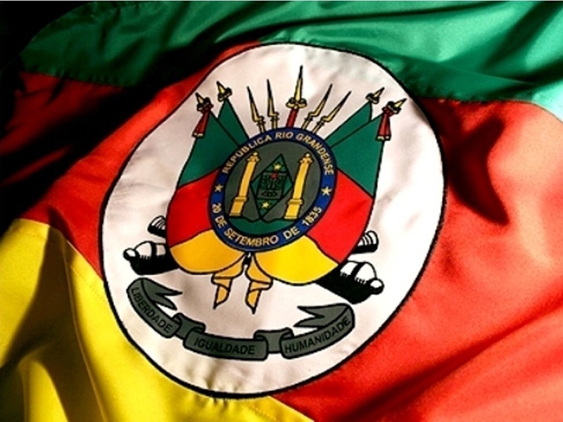 Bandeira do Rio Grande do Sul - Ilustração Bandeira do Rio Grande do Sul - Ilustração