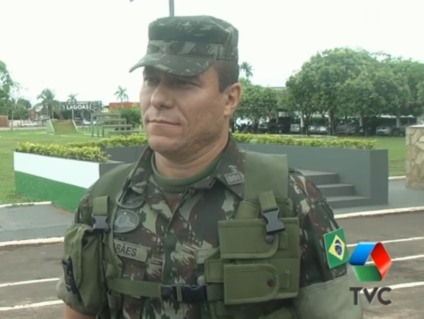 Tenente coronel Alexandre Guimarães é o comandante da Operação Urubupungá - Reprodução/TVC