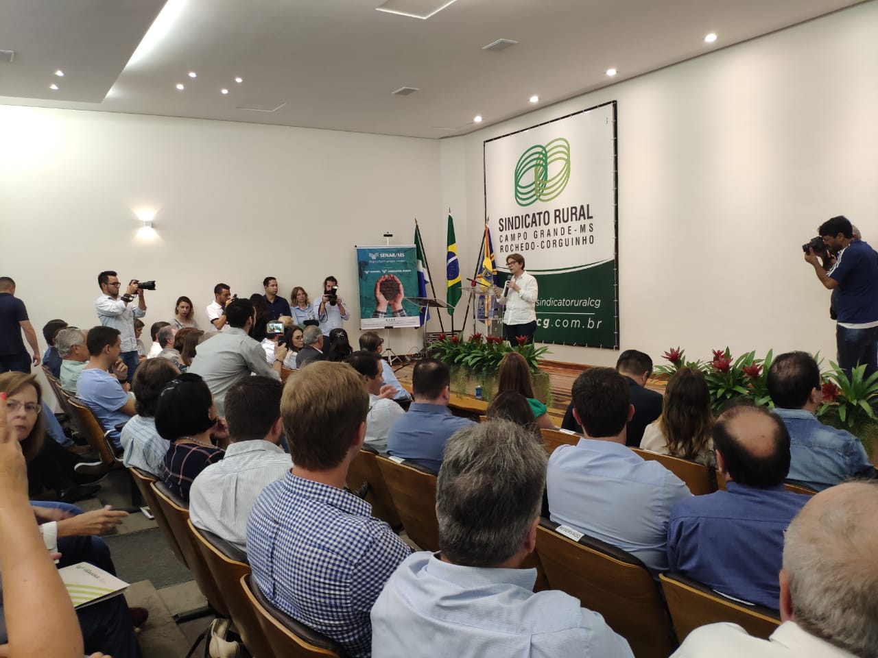 Tereza Cristina participou de agenda no Sindicato Rural de Campo Grande - Foto: Gabi Couto