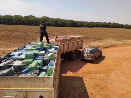 A droga apreendida foi avaliada em mais de 50 milhões de reais - SeComSoc DOF/Sejusp