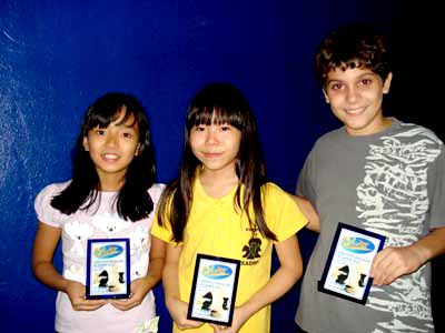 Júlia (esq.), Flávia e Paulo disputam as medalhas - Júlia (esq.), Flávia e Paulo disputam as medalhas -