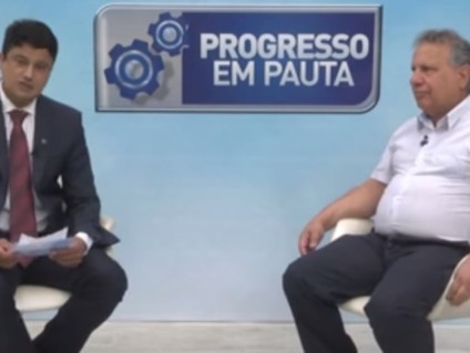 “Progresso em Pauta” é apresentado pelo empresário Atílio D´Agosto - Reprodução/TVC