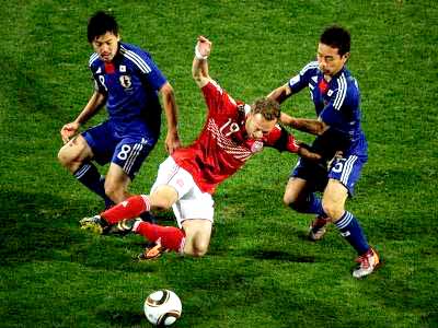 Japão bateu a Dinamarca por 3 a 1 -
