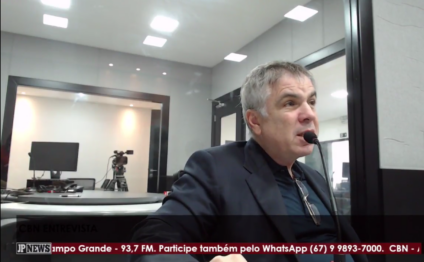 CBN foi a única emissora visitada por Flávio Rocha - Lucas Mamédio