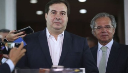 Maia e Guedes discutem retomada da economia - Foto: Agência Brasil