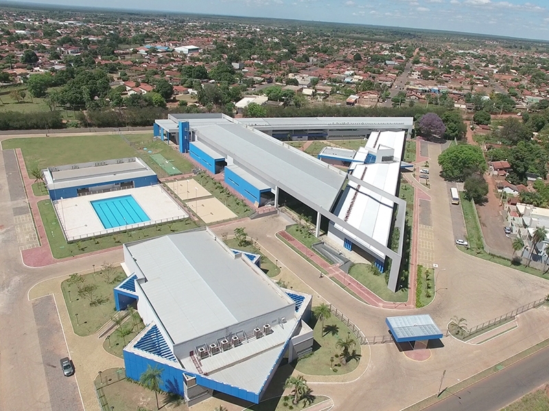 Foto aérea do novo Sesi de Três Lagoas - Divulgação/Fiems