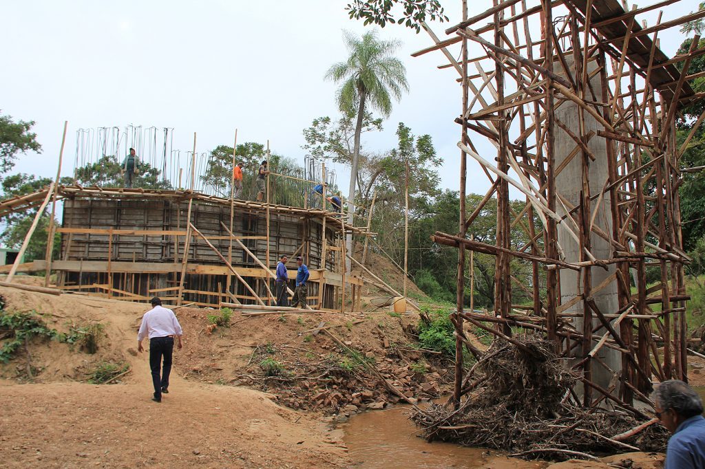 Construção de ponte de concreto sobre o Rio São Lourenço, entre Bonito e Porto Murtinho: R$ 850 mil em investimentos - Divulgação/Notícias MS