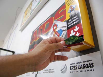 Os preservativos são gratui¬tos nos postos de saúde -