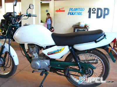 Moto foi encontrada na casa de outro adolescente, no Jardim Oiti -