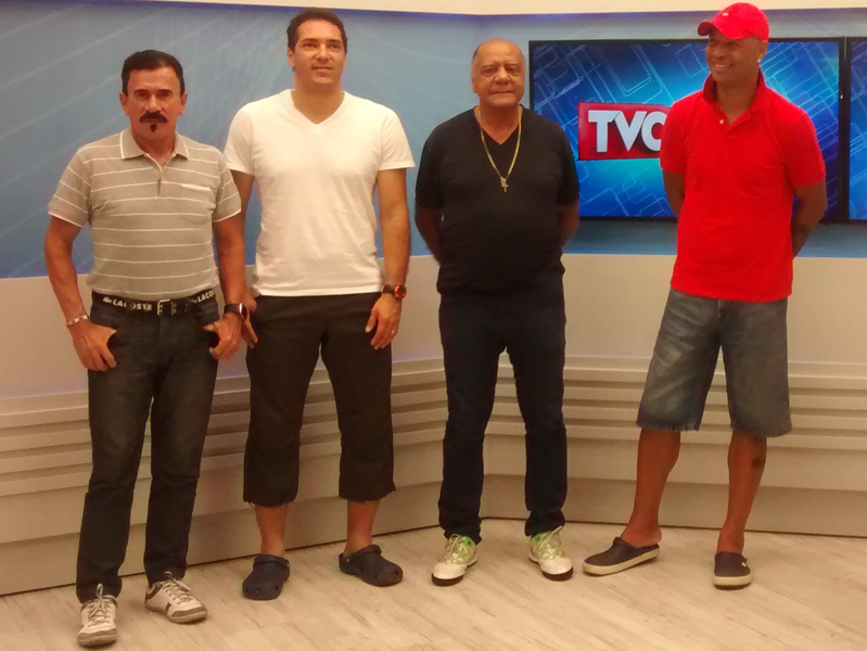 Outros quatro ídolos do esporte profissional já estão em Três Lagoas: Dinei, Alberto, César Maluco e Zenon - Tatiana Cestari/JPNews