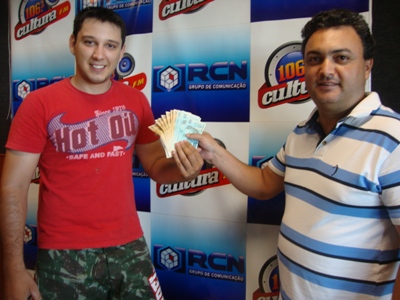 Luiz Henrique, ganhador em Paranaíba -