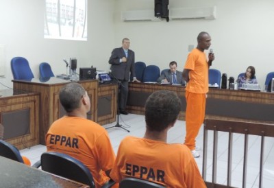 Presos ministraram palestras aos participantes -