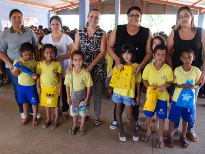 Alunos e professores envolvidos no projeto -