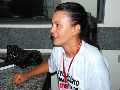 A responsável pelo setor de medula óssea do Estado, Lucéia Maria Fernandes da Silva -