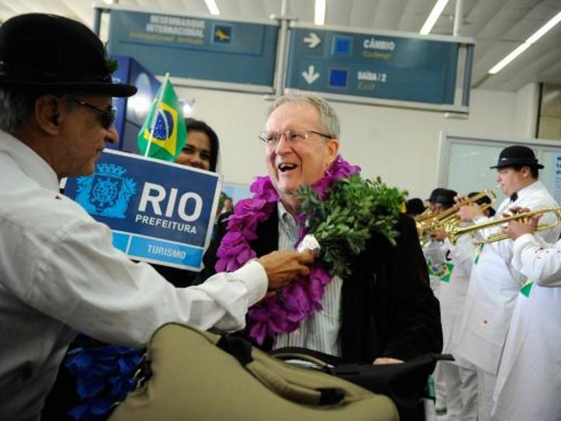 Turistas estrangeiro chegam ao Brasil - Tânia Regô/Agência Brasil Turistas estrangeiro chegam ao Brasil - Tânia Regô/Agência Brasil