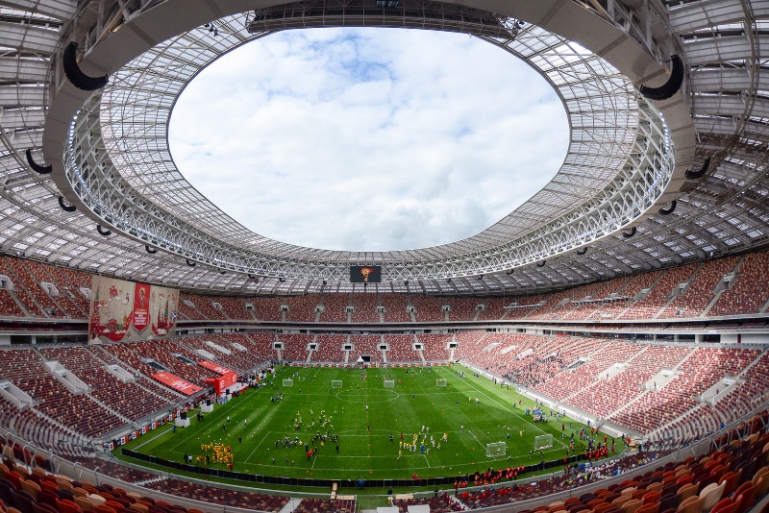 O Estádio Luzhniki, em Moscou - Divulgação/Thinkstock