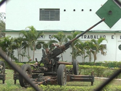 Parte dos armamentos da Bateria Antiaérea começou a chegar na sede da companhia, em Três Lagoas - claudio pereira/jp