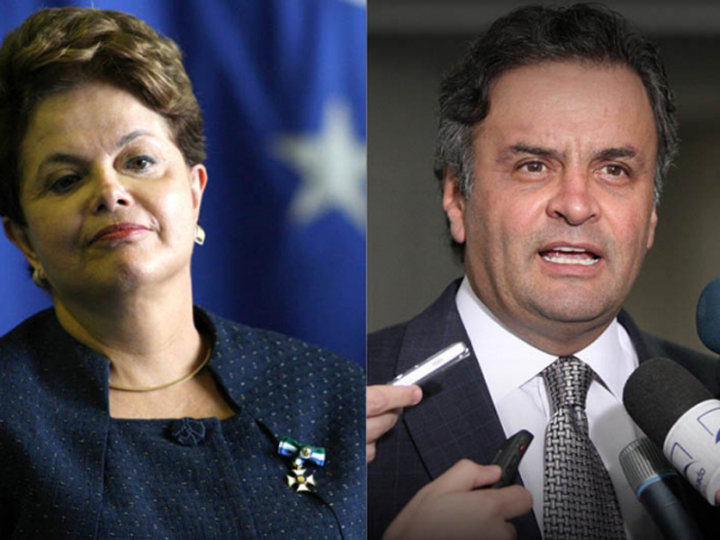 Dilma é a preferida de 45% dos eleitores consultados e Aécio, de 44% - Paracatu Notícias