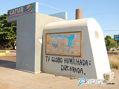 Nesta semana, o alvo foi o Centro de Atendimento ao Turista (CATUR) -