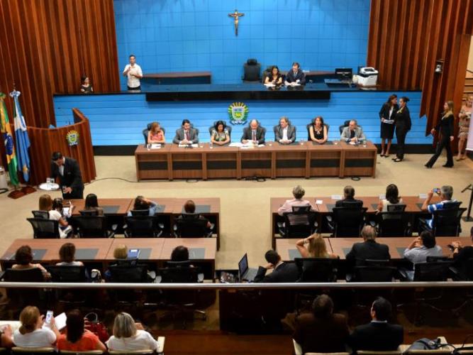 Proposta altera projeto de lei aprovado há dois anos pela Assembleia Legislativa que determinou que o governador recebesse o mesmo salário de desembargador - Assessoria/ALMS