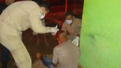 Idoso é agredido a pauladas após confundir o local que mora e tentar invadir um residência no Jardim Dourados - Alfredo Neto/JPNews