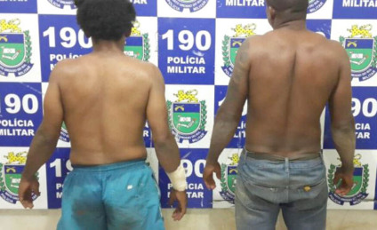 Checagem da situação criminal de irmão mais velho levou a prisão do outro, por homicídio - Divulgação/PM