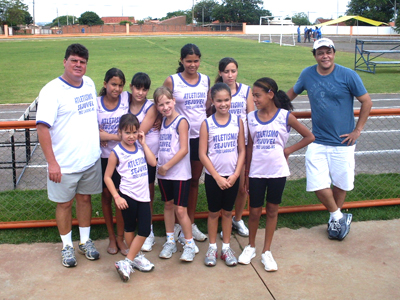 A equipe pré-mirim conseguiu duas medalhas em Campo Grande -