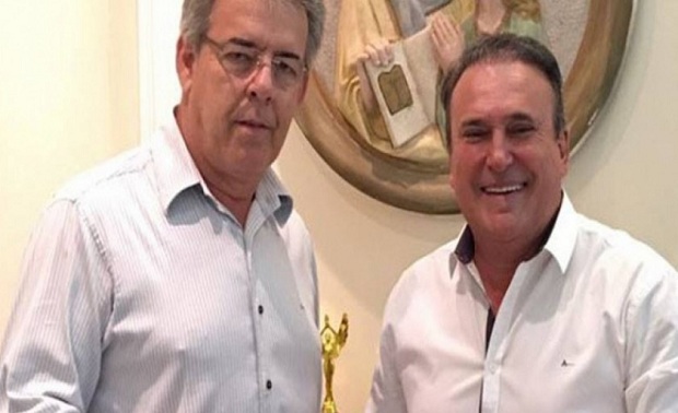 Prefeito Ronaldo Miziara e ex-prefeito Diogo Tita - Arquivo / JPNEWS