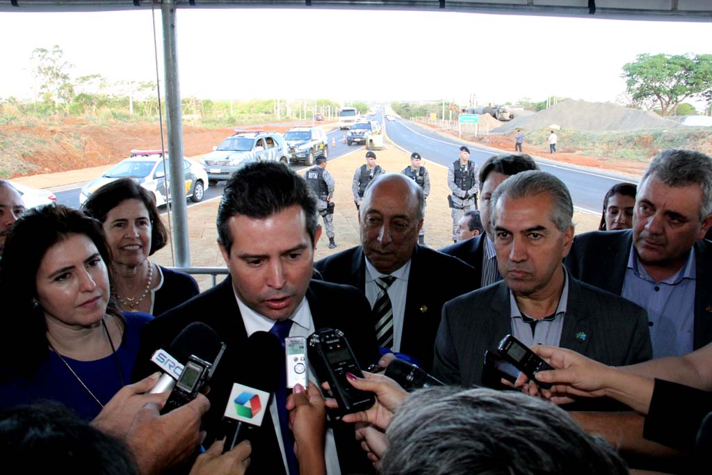 Anúncio foi feito durante inauguração da ponte, que contou com a presença de diversas autoridades 