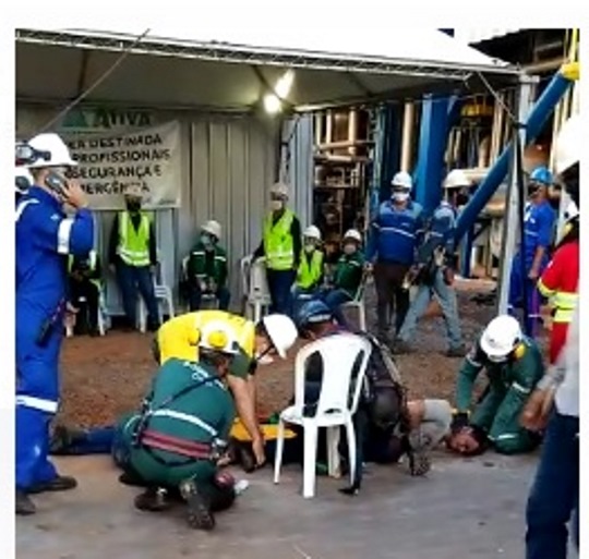 Incidente de trabalho foi registrado durante Parada Geral nas unidades da Suzano - Divulgação