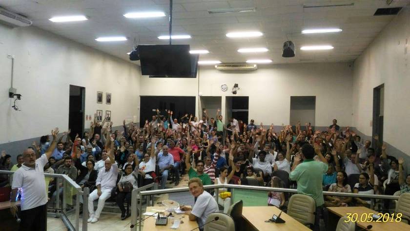 Servidores rejeitaram pela terceira vez contraproposta da prefeitura à revindicação de reajuste - Divulgação/assessoria