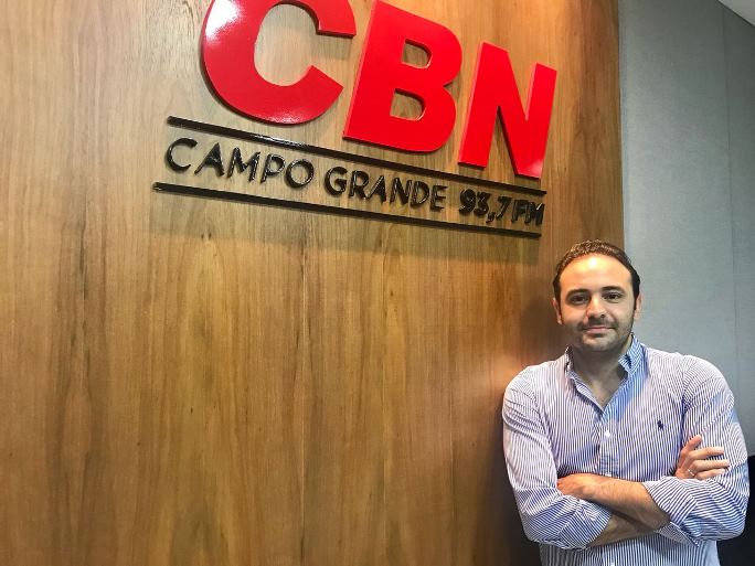 Estêvão Congro, diretor executivo do Grupo RCN de Comunicação, fala sobre a CBN Campo Grande - Arquivo Pessoal