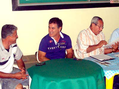Teixeira (centro) rasgou elogios para os novos diretores -