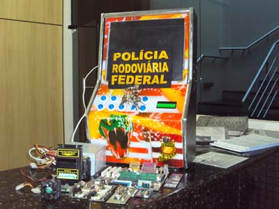 Equipamento apreendido pela PRF -
