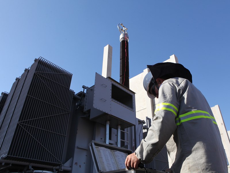 Obras de construção da subestação de energia elétrica estão em ritmo acelerado  - Elias Dias 