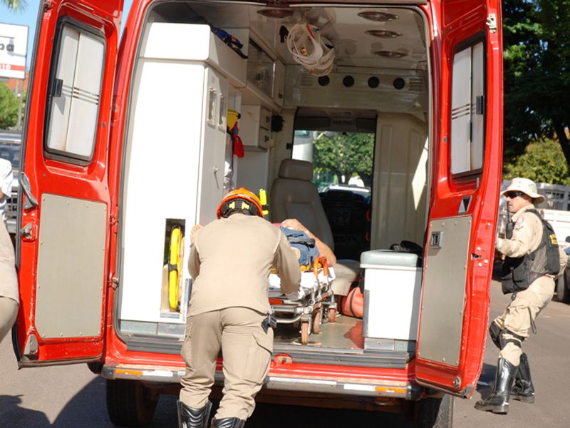 Djalma dos Santos foi socorrido pelo Corpo de Bombeiros, mas acabou falecendo - Divulgação/DaHoraBataguassu