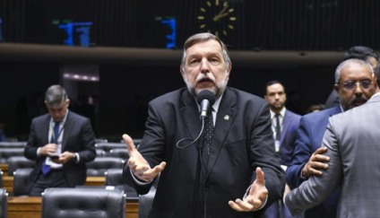 O presidente da Confederação Nacional dos Municípios (CNM), Glademir Aroldi - Foto: Agência Senado