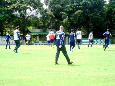 Último treino do Palmeiras na Academia de Futebol foi de portões fechados -