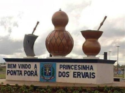 Ponta Porã, cidade que faz divisa com o Paraguai -