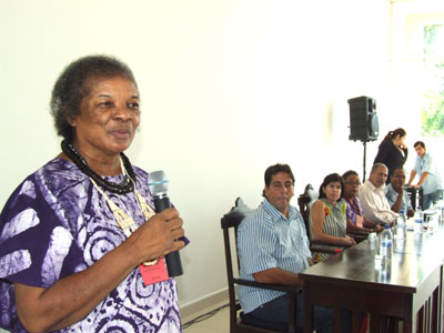 Raimunda Luzia de Brito fala sobre a importância do evento -