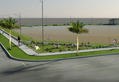 Projeto mostra como ficaria a obra -