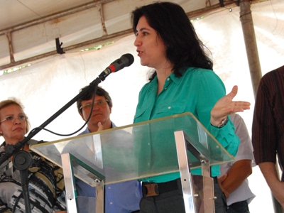 Governadora em exercício, Simone Tebet -