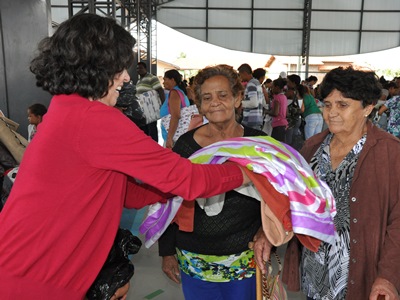 Márcia Moura participou da entrega no Crase Coração de Mãe -