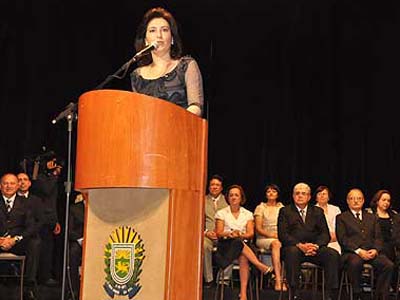 Simone Tebet assumiu no sábado como vice-governadora de MS -