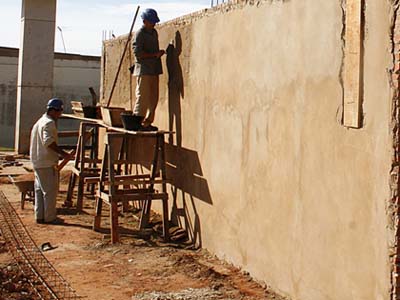 A construção civil contratou 1.230 novos trabalhadores -