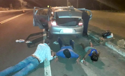 O trabalho da Polícia Militar foi coordenado pelo major Ênio de Souza, em Três Lagoas - Divulgação/PM