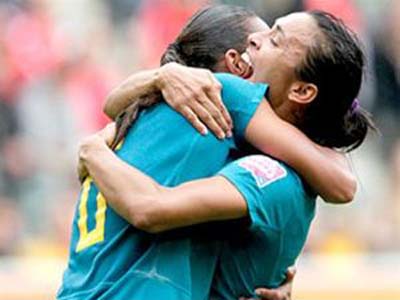 Brasil bate a Austrália na Copa do Mundo Feminina - Brasil bate a Austrália na Copa do Mundo Feminina -