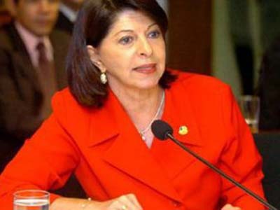 A senadora Marisa Serrano foi a primeira mulher eleita para representar Mato Grosso do Sul no Senado -